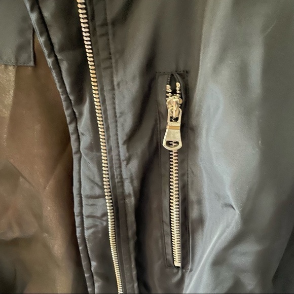 DEX, Bomber style jacket, with zipper detail down arms, unique vibe.. Size M - Picture 7 of 11